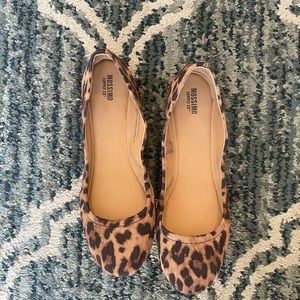 Cute cheetah print ballet flats! Mossimo brand